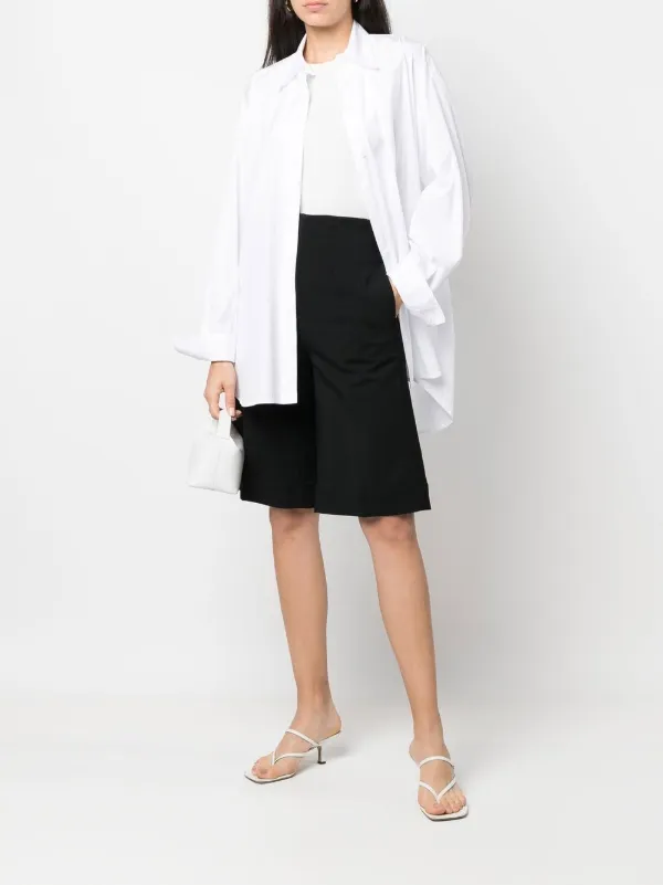 Co knee-length high-waisted Shorts Black FARFETCH ZA