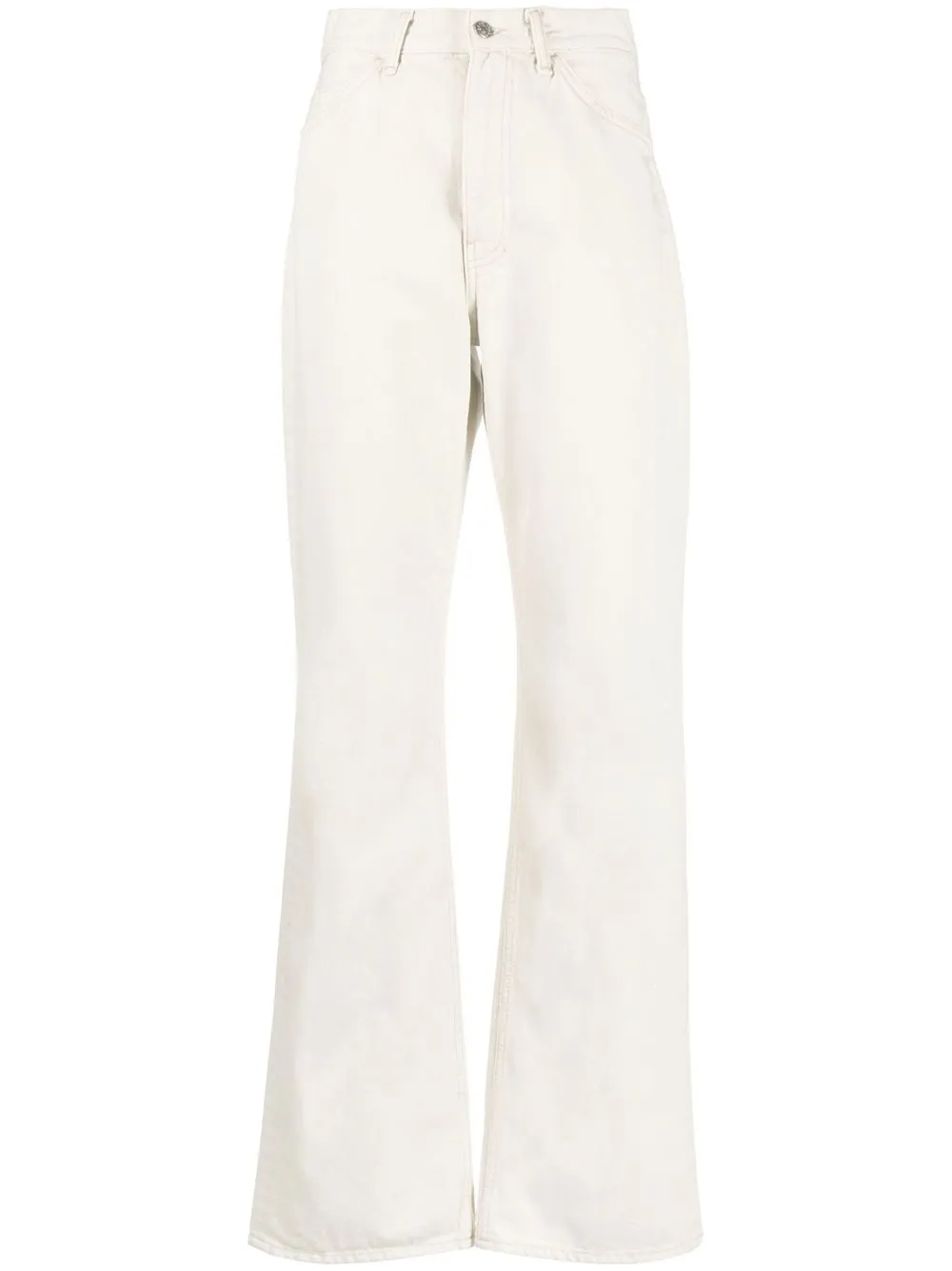 

Acne Studios jeans rectos con tiro alto - Neutro