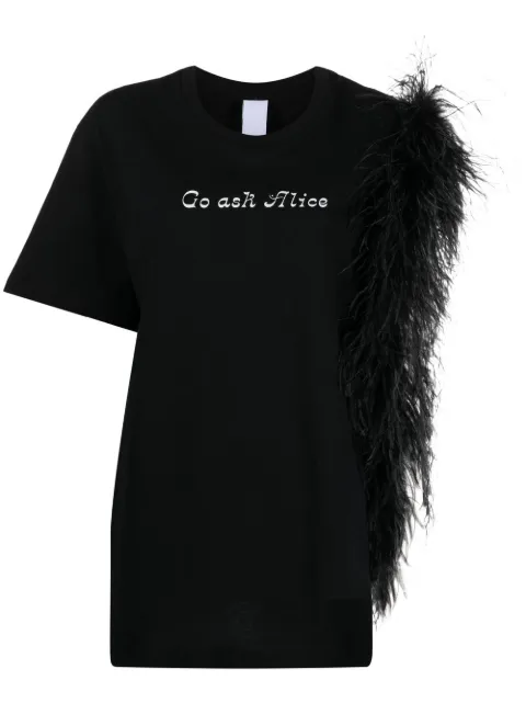 AC9 T-Shirt mit Federn