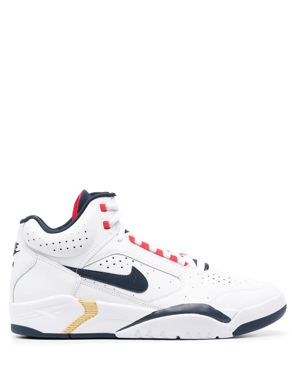 Nike Air Flight Lite "olympic" Sneakers In Weiss