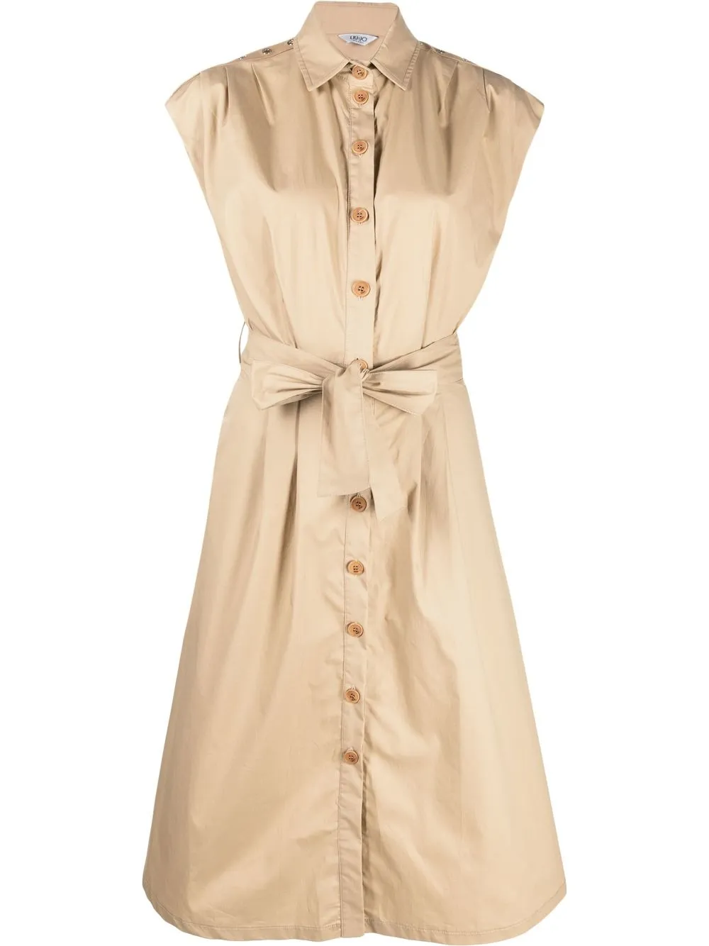 

LIU JO sleeveless mid-length dress - Neutrals