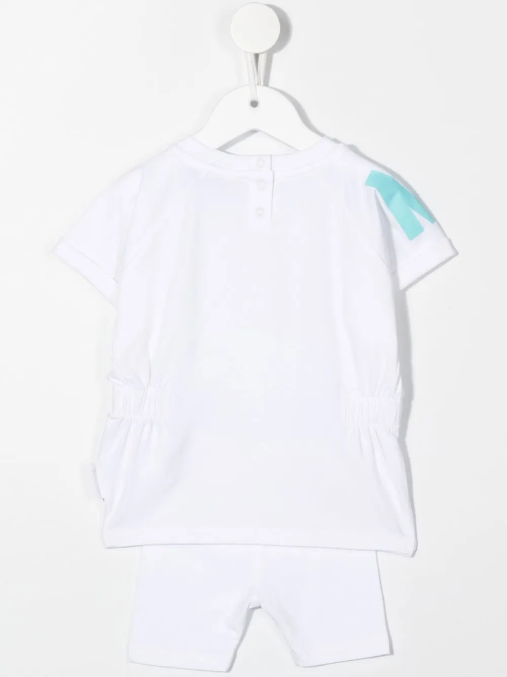 Moncler Logo-print Shorties Set In White