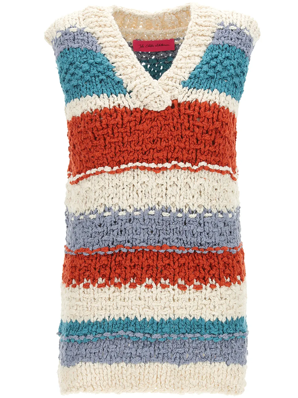 The Elder Statesman Boucle stripe vest