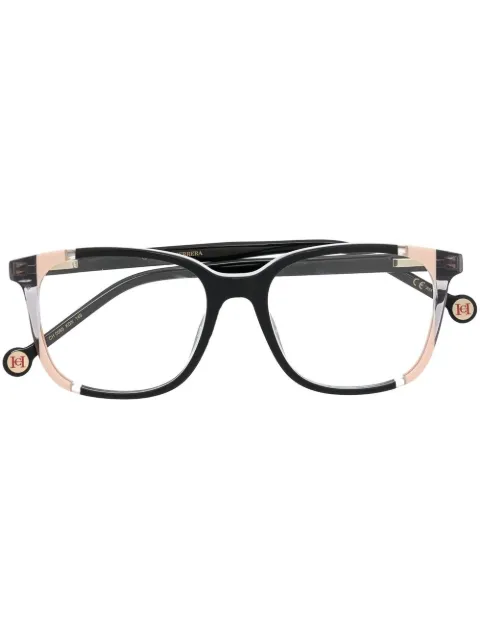 Carolina Herrera lentes con armazón cuadrada y diseño color block