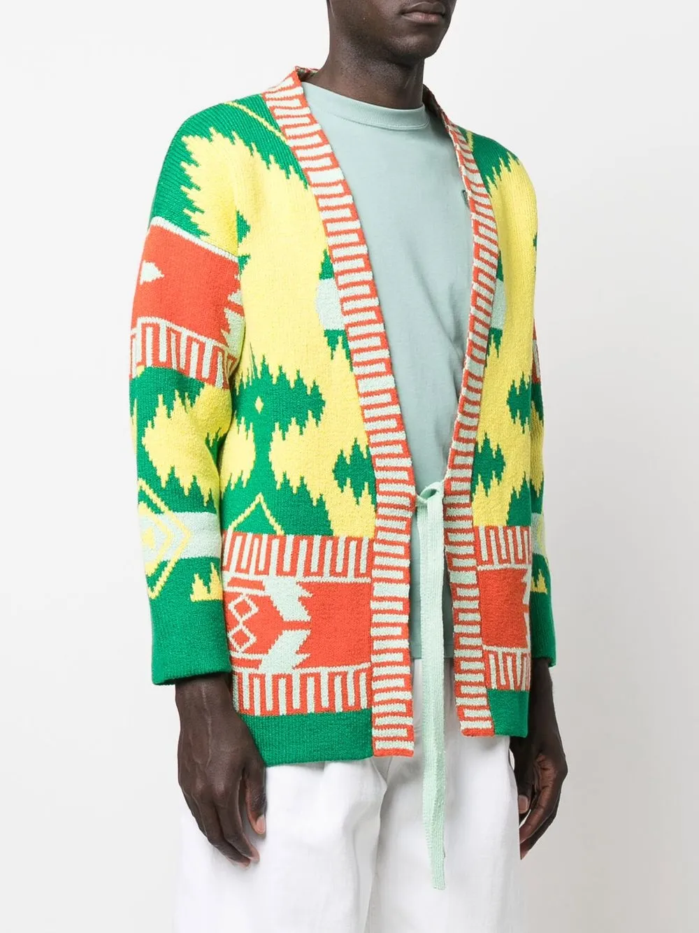 Alanui intarsia-knit Cardigan - Farfetch