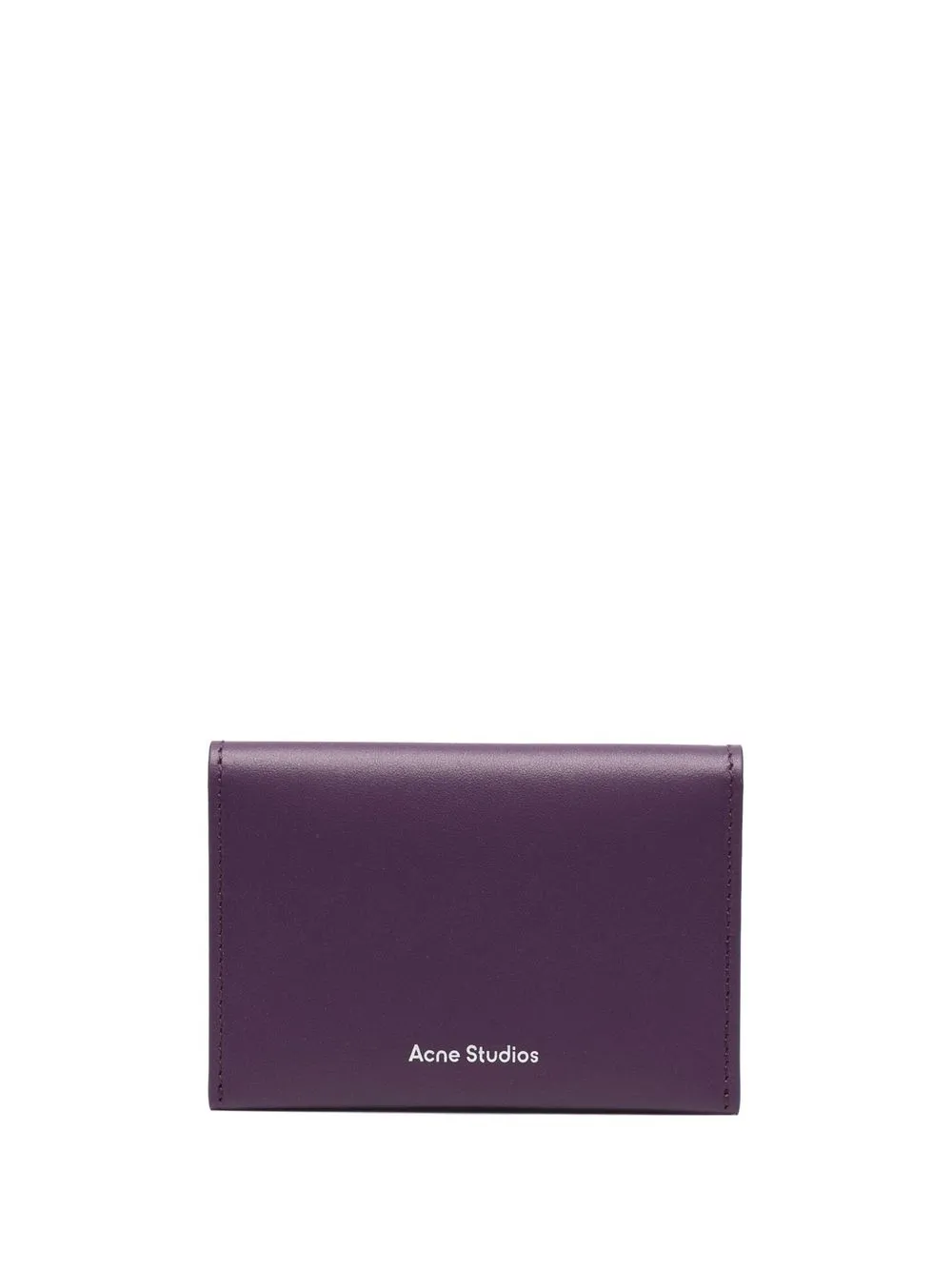 

Acne Studios tarjetero plegable con logo - Morado