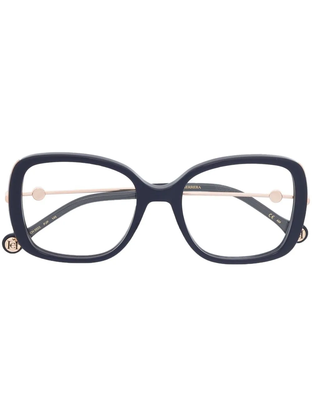 

Carolina Herrera lentes con armazón oversize - Azul