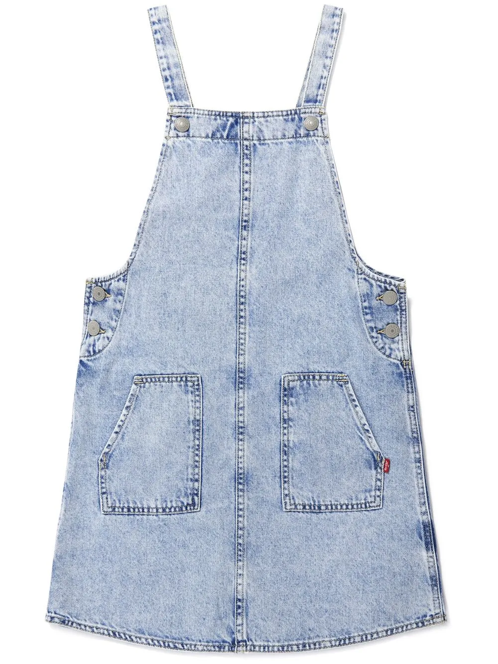 Levi's Teen Denim Dungaree Dress In Blue