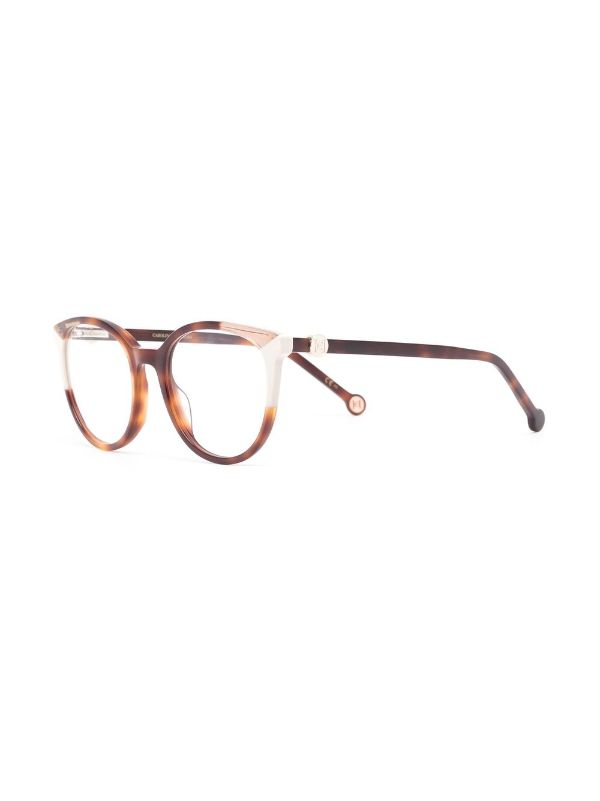 carolina herrera tortoiseshell glasses