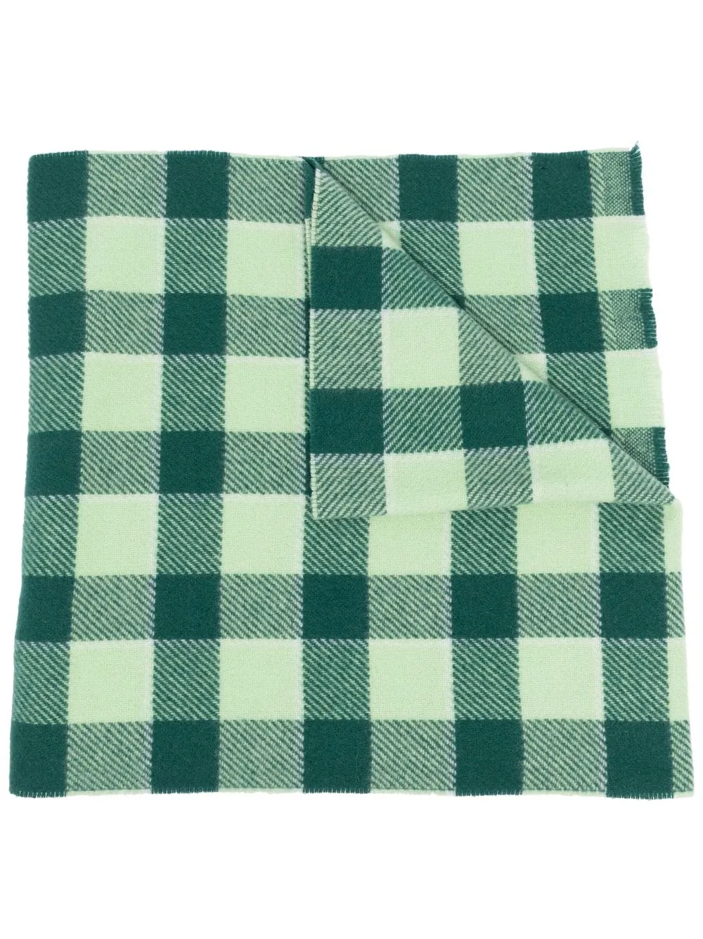 

Acne Studios bufanda a cuadros - Verde