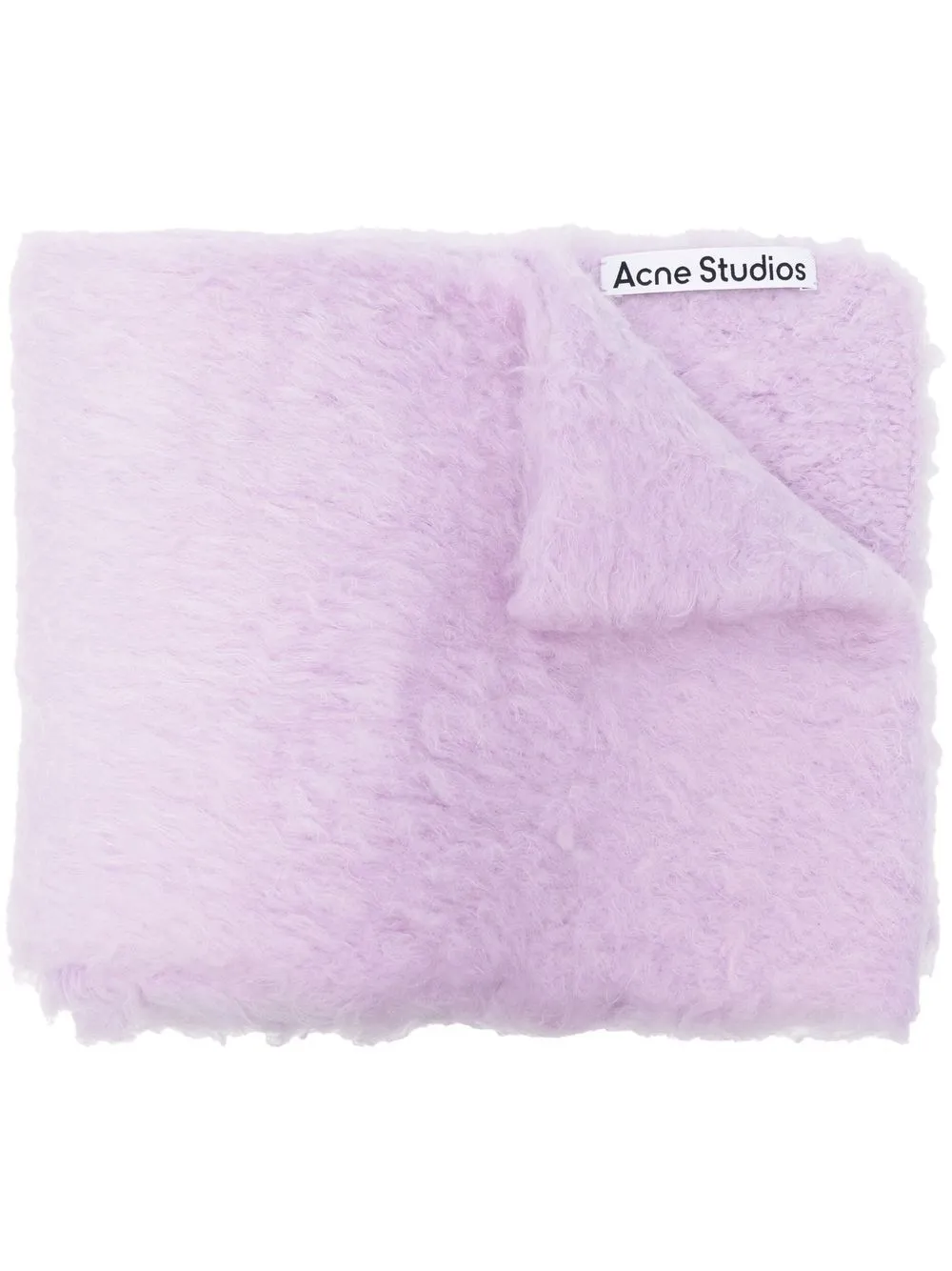 

Acne Studios bufanda tejida - Morado