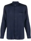 ASPESI pointed-collar long-sleeved shirt - Blue
