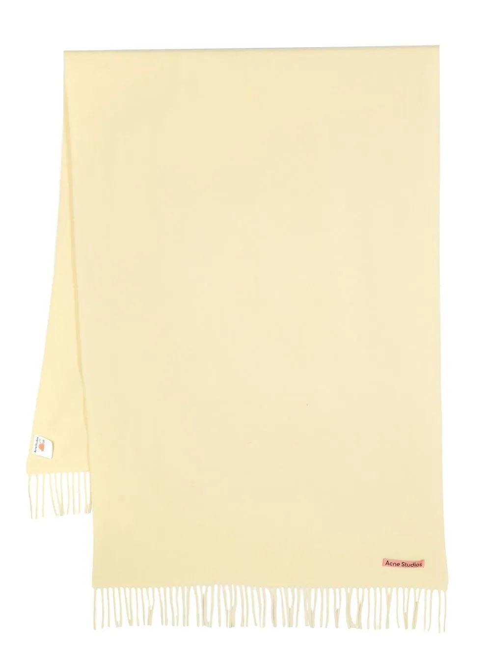 

Acne Studios bufanda con detalle de borlas - Amarillo