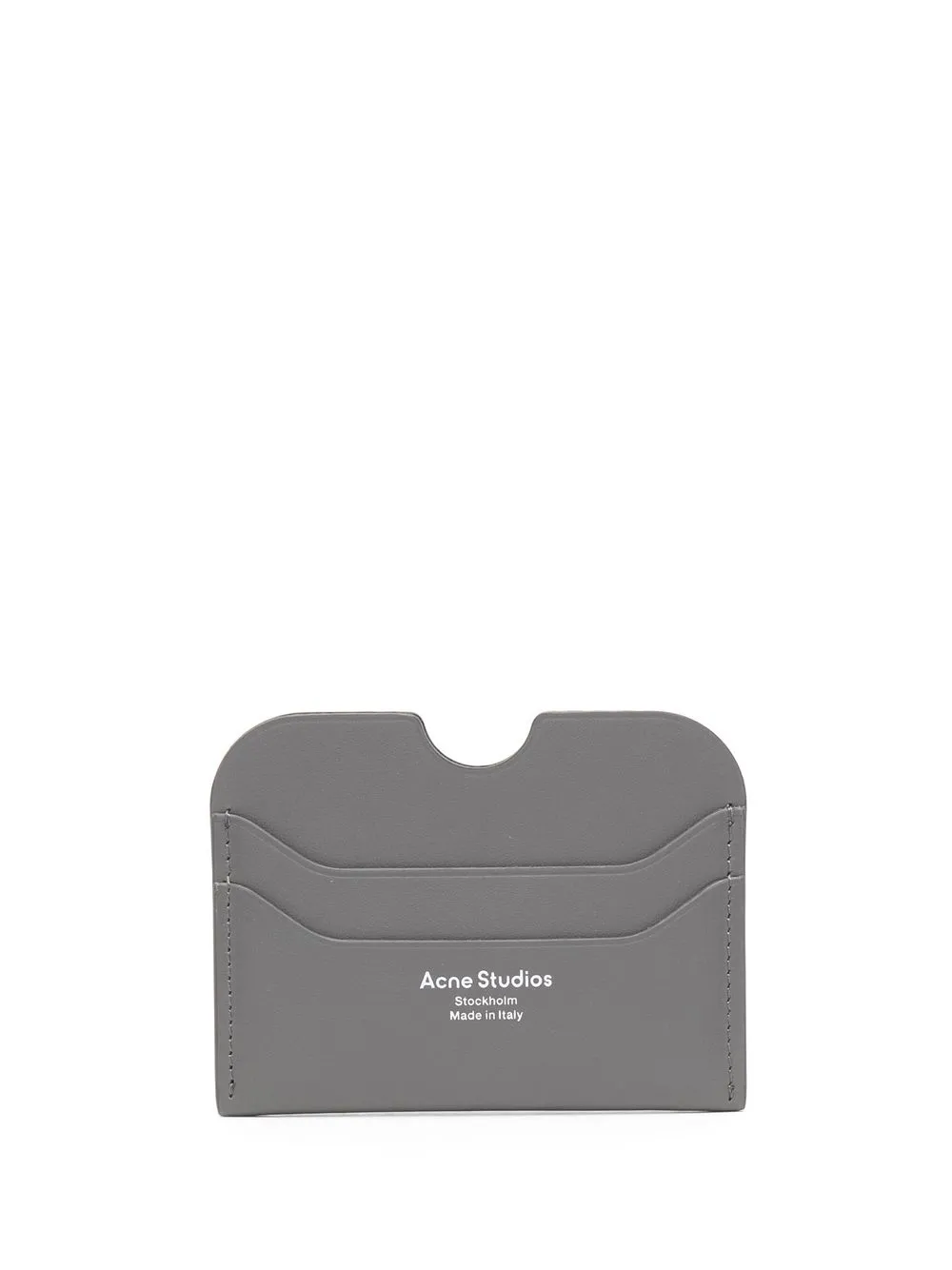 

Acne Studios logo-print cardholder - Grey