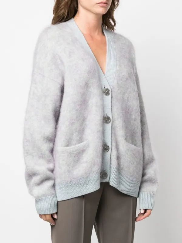 Acne Studios Brushed mohair-wool Cardigan - Farfetch