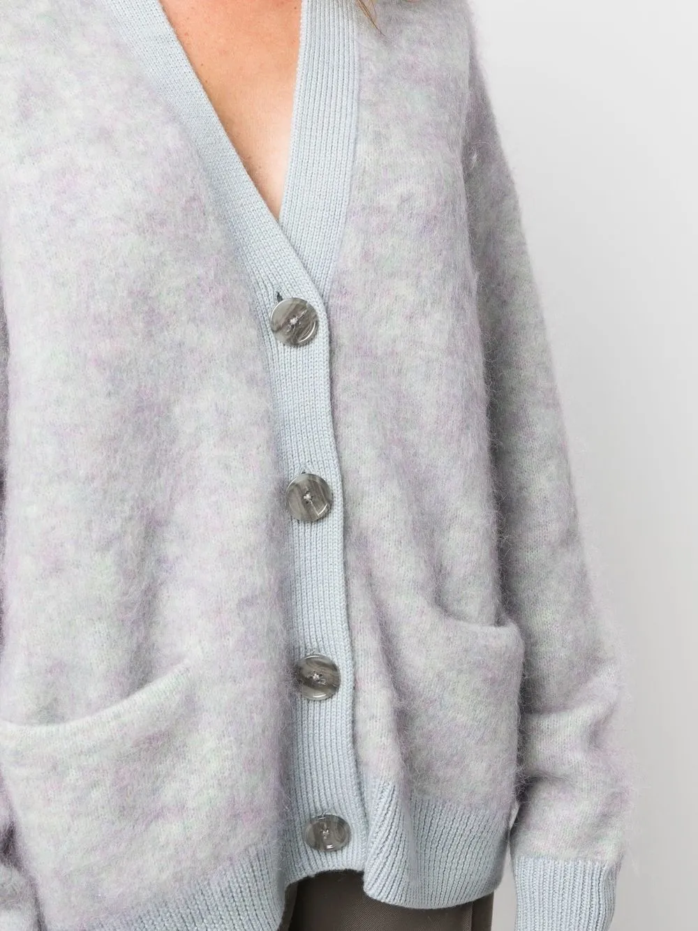 Acne Studios Brushed mohair-wool Cardigan - Farfetch