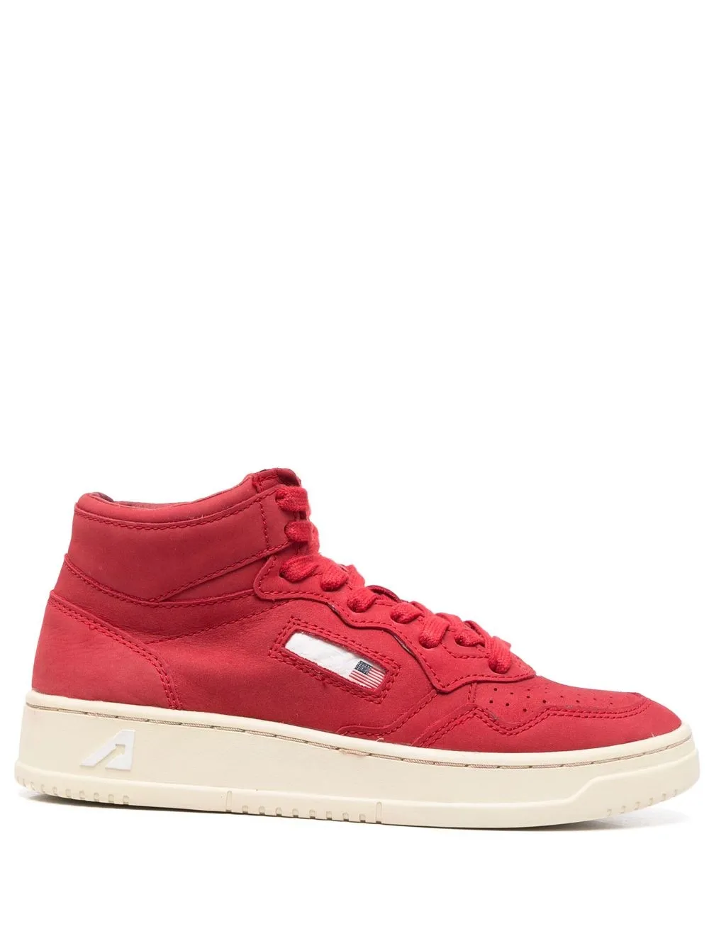 

Autry high-top suede sneakers - Red