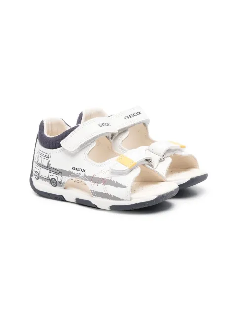 Geox Kids صندل بسير لمس وطبعة جرافيك