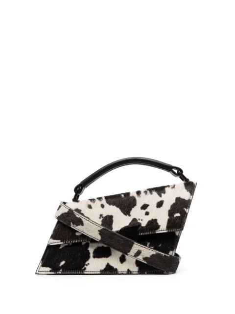 Acne Studios Distortion cow-print mini bag