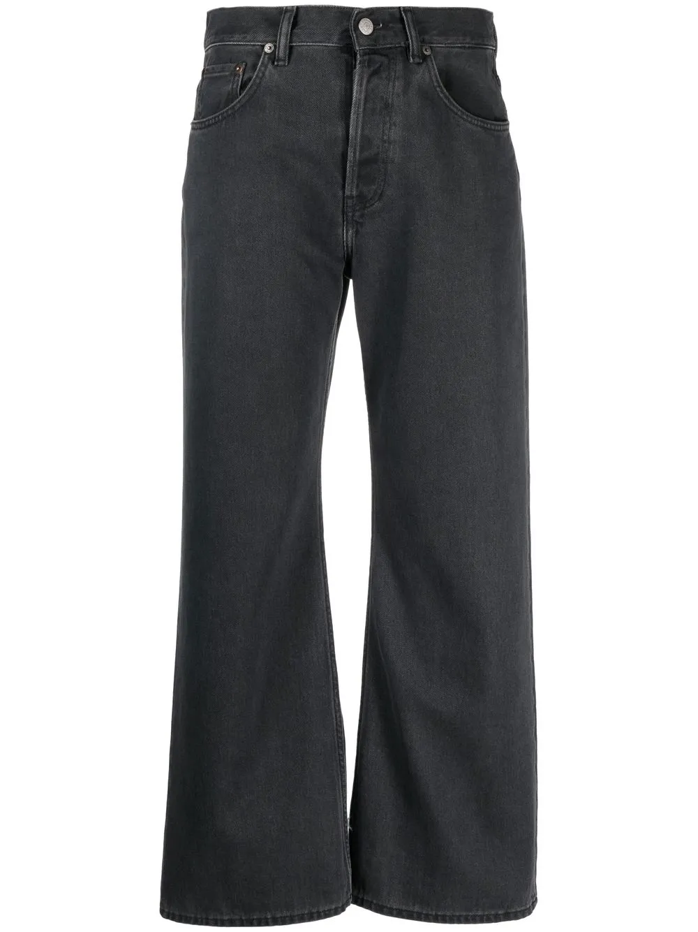 Acne Studios Loose Bootcut Jeans In Grey