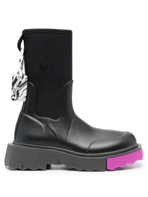 Off-White Rainboot Sponge ankle boots