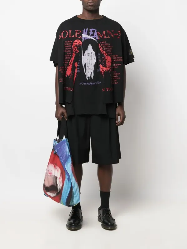 Raf Simons graphic-print Layered T-shirt - Farfetch