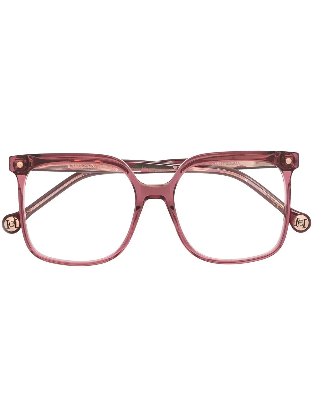 

Carolina Herrera lentes oversize con armazón cuadrada - Rosado