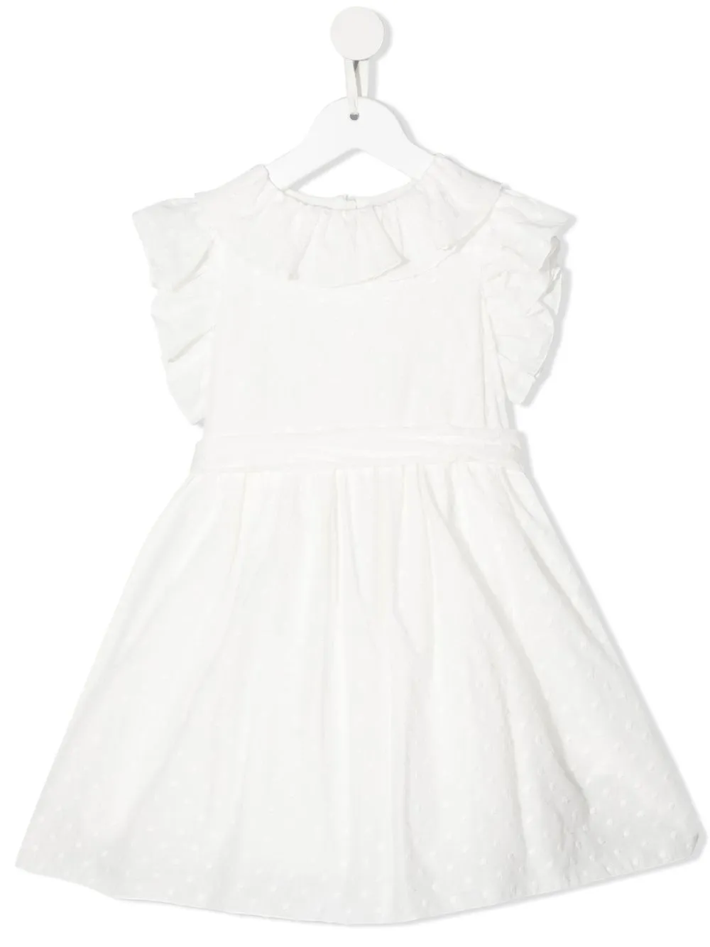 

Little Bear vestido con volantes - Blanco