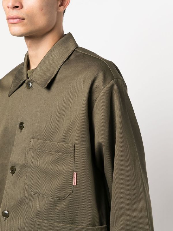 Acne Studios single-breasted Shirt Jacket - Farfetch