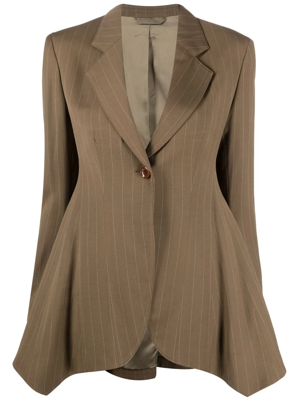 

Acne Studios blazer con peplum y botones - Verde