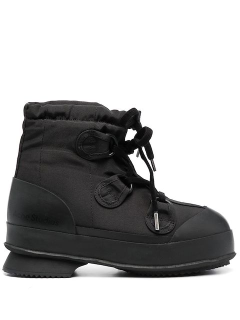 Acne Studios ankle lace-up fastening boots