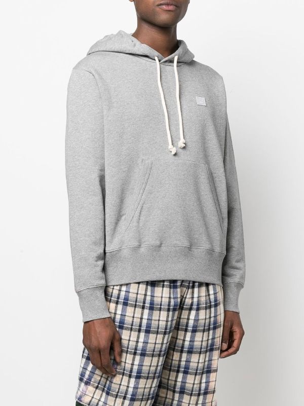 Acne studios face patch hoodie sale