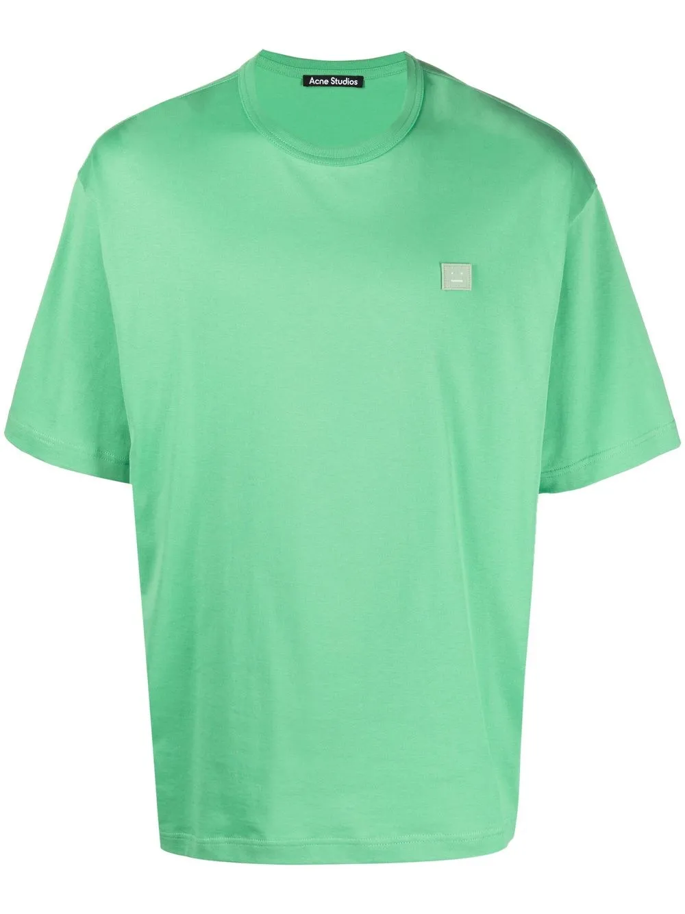 

Acne Studios playera con parche de cara - Verde