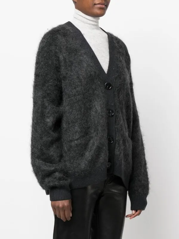 Acne Studios mohair-wool Knit Cardigan - Farfetch