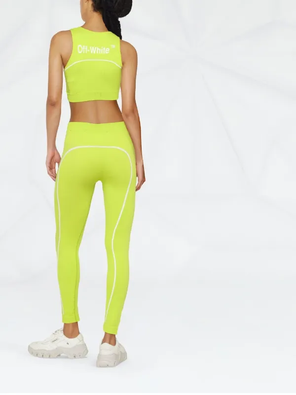 Off-White contrast-stripe Leggings 