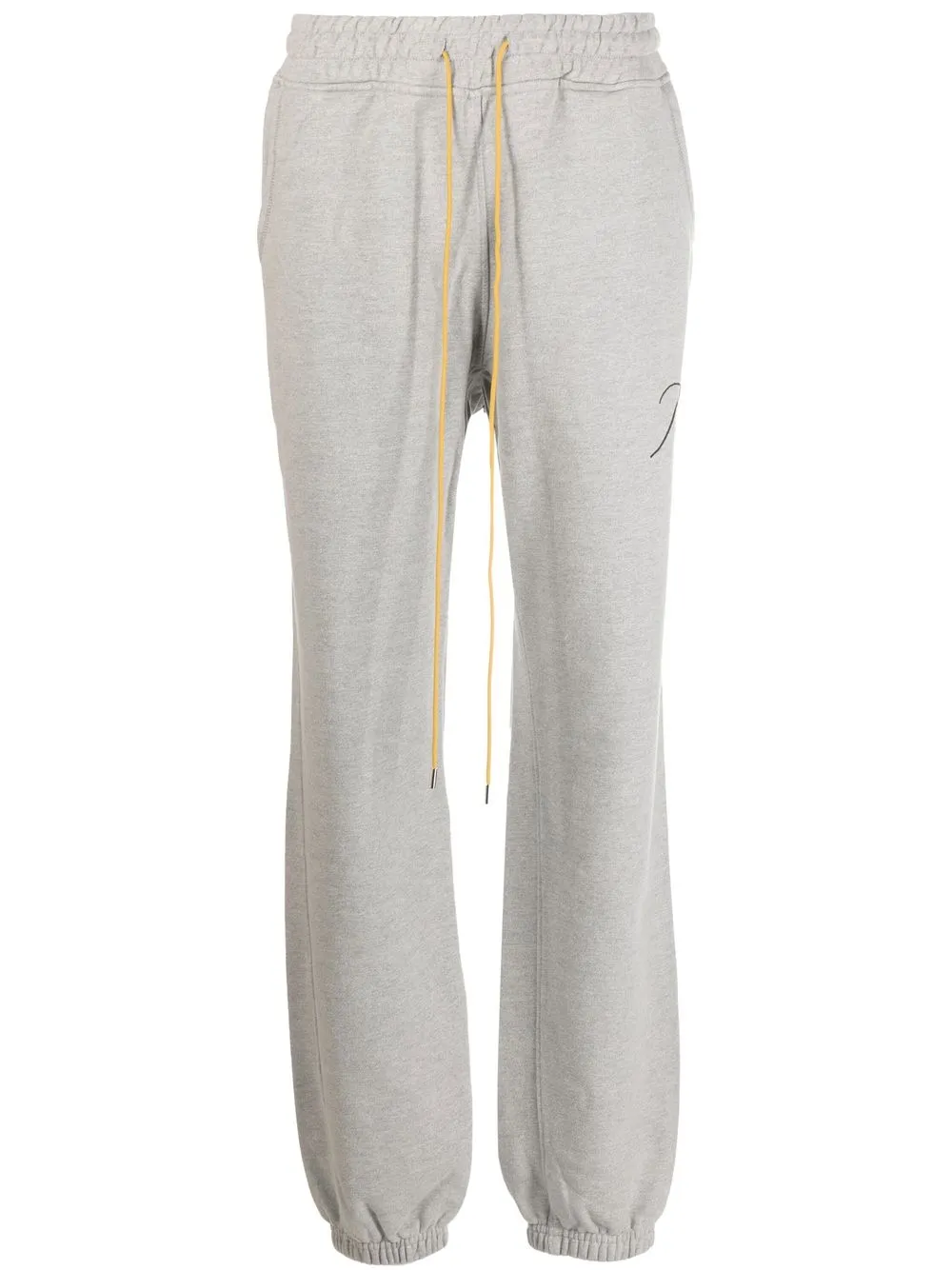 embroidered logo track pants