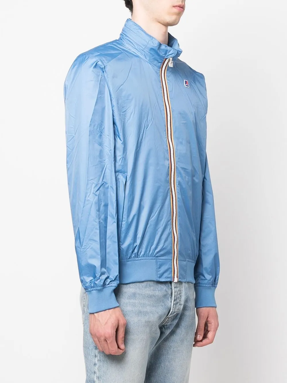 K-Way Jack met capuchon Blauw