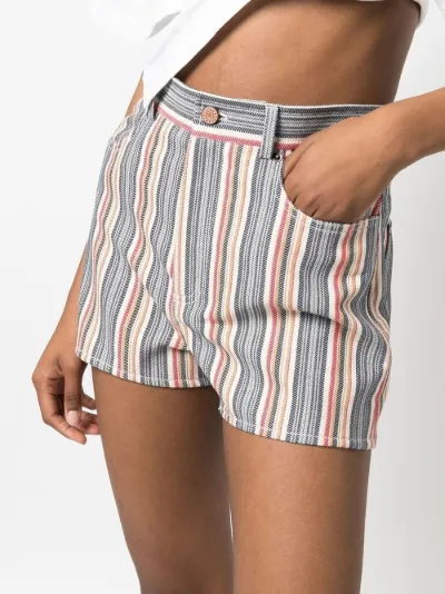 striped cotton shorts | See by Chloé 