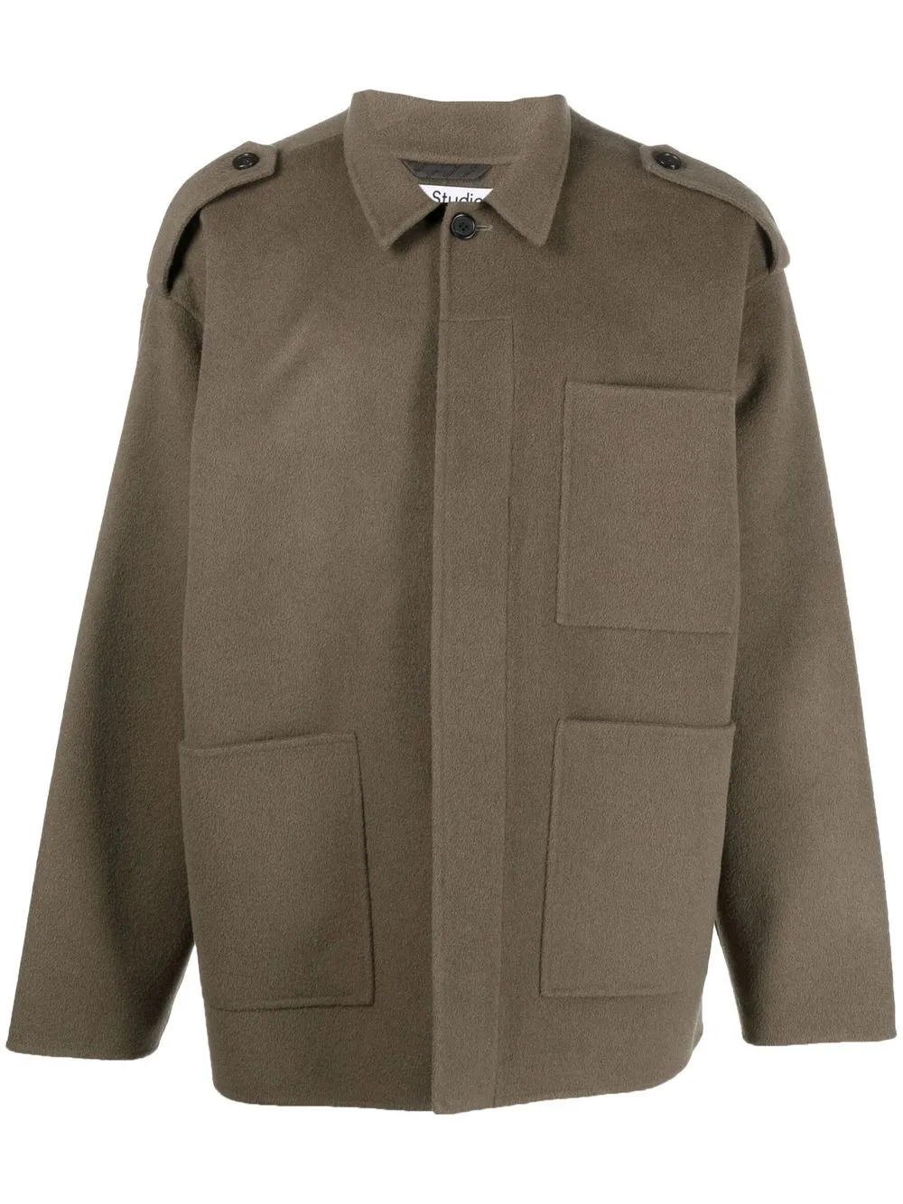 

Acne Studios chamarra estilo militar - Verde