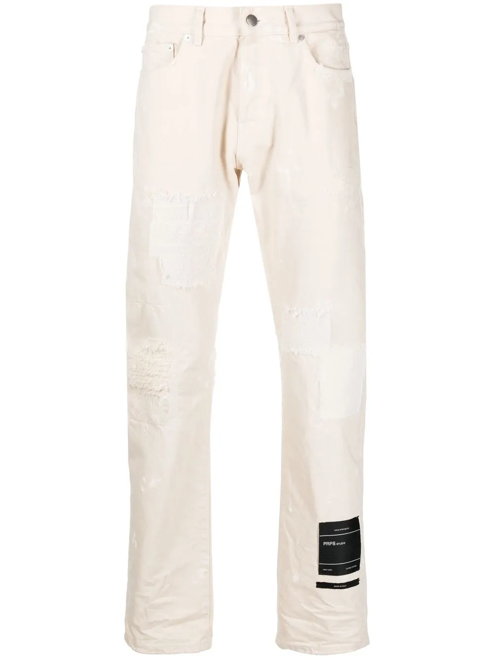 

Prps pantalones slim con parche del logo - Neutro