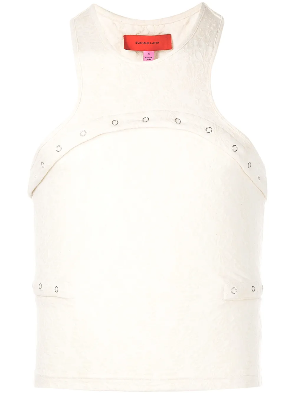 

Eckhaus Latta top Undone - Blanco