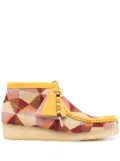 Clarks Originals geometric-jacquard Wallabee boots - Yellow
