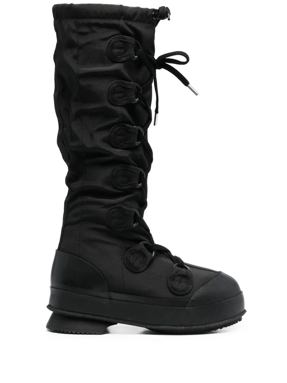 

Acne Studios knee-length lace-up fastening boots - Black