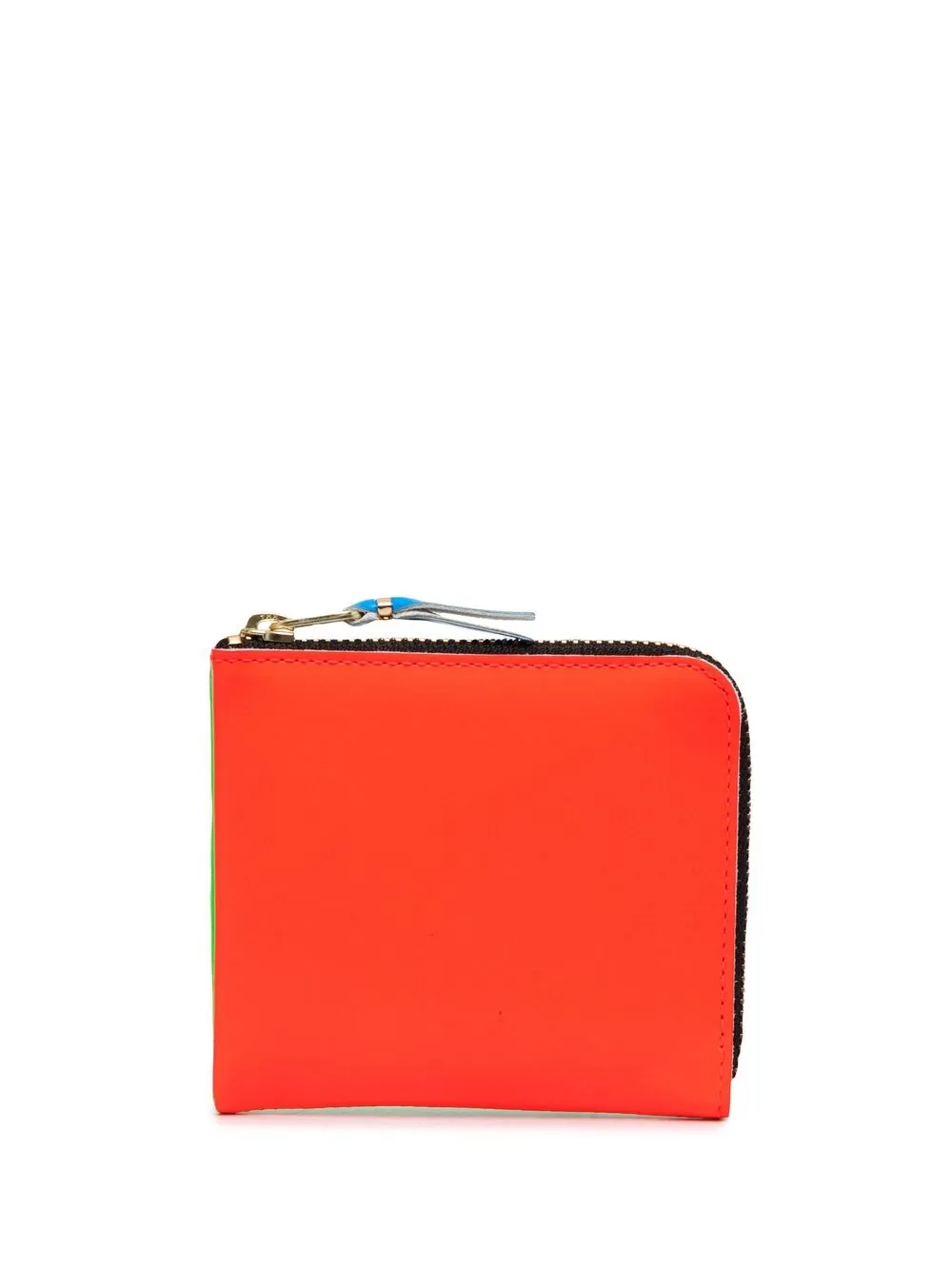 Comme Des Garçons Zip-around Coin Wallet In Orange