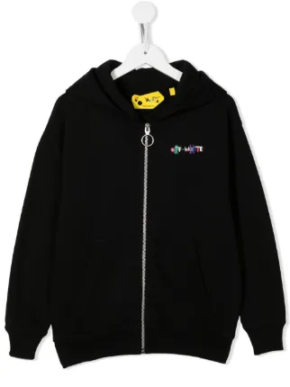 Stock logo embroidered discount hoodie