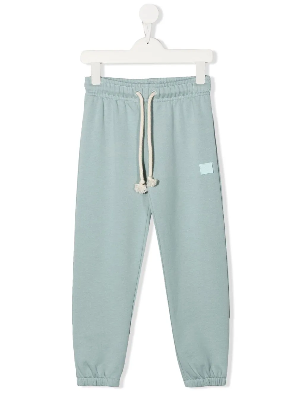 

Acne Studios Kids pants con parche del logo - Azul