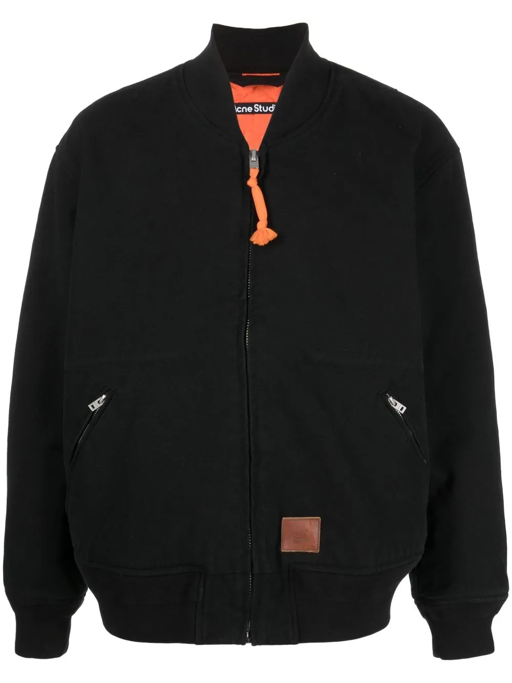 

Acne Studios logo-patch bomber jacket - Black