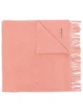 Acne Studios fringed wool scarf - Pink