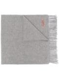 Acne Studios fringed wool scarf - Grey