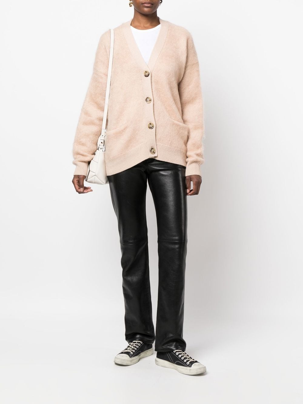 Acne studios rives knitted cheap cardigan